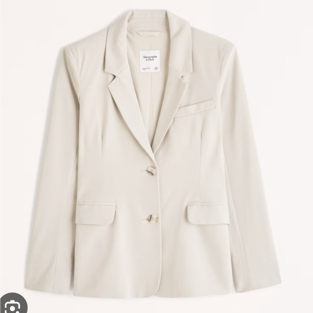 Abercrombie & Fitch Light Beige Blazer